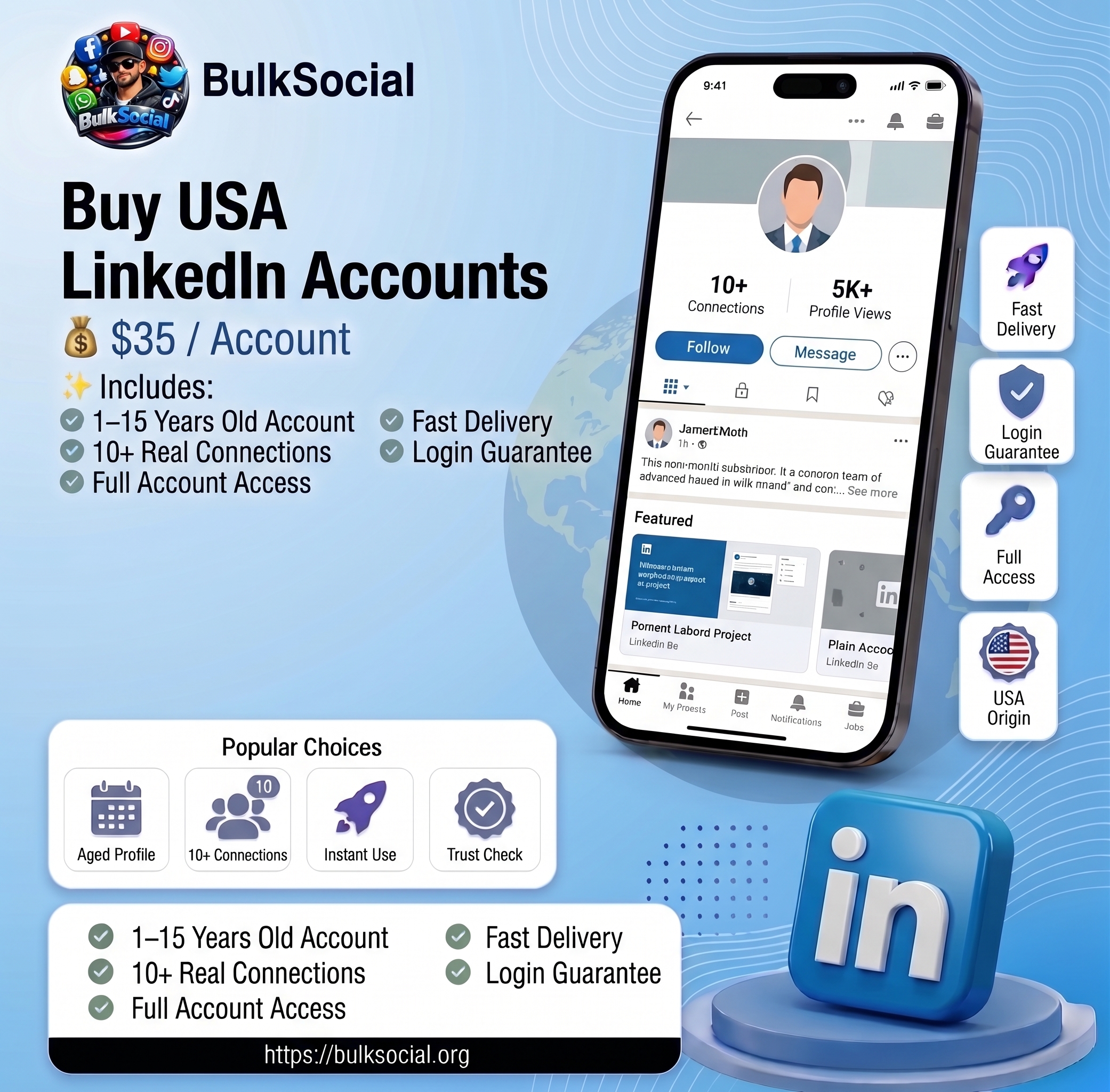 Buy USA Linkedin